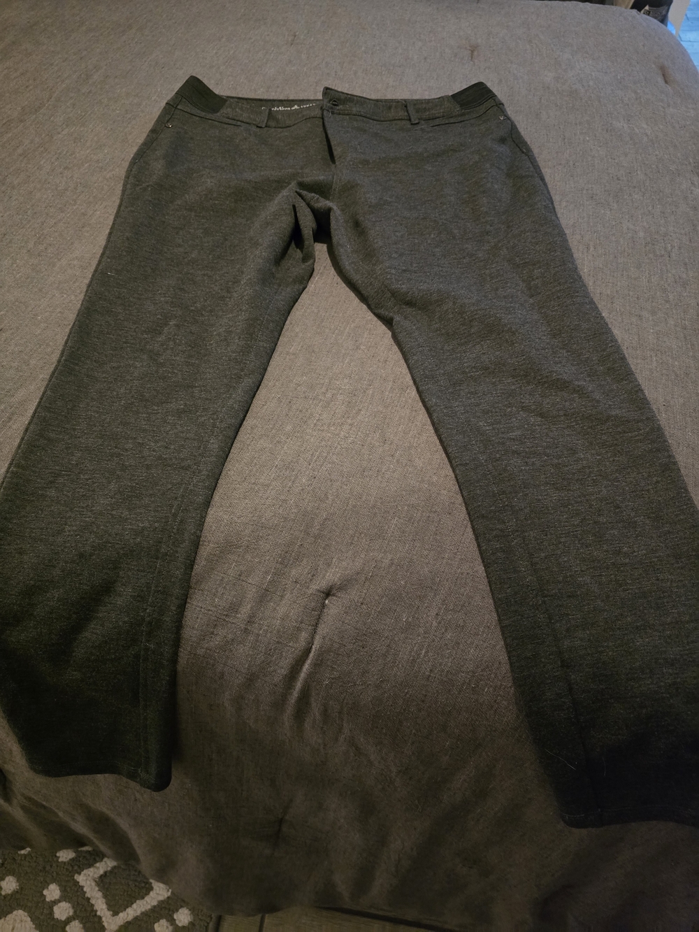 Simply Vera Wang PXL Gray Skinny Pants